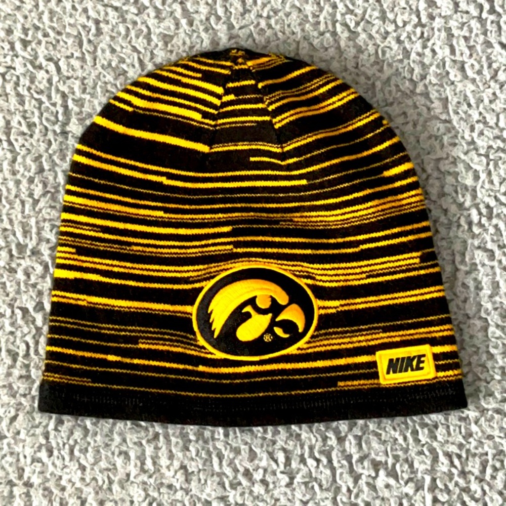 Nike Gold/Black Iowa beanie